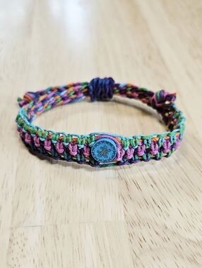 Butterfly Colorful Hemp Bracelet